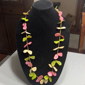 NWT Tagua necklace by Soray Cedeno Nola necklace.  17”